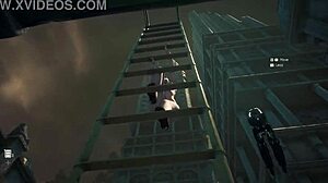 Stellar Blade Eve Nude Riding Ladder in Pov Dv2 Scene