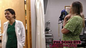 Ayla Aysel dominates with footjob backstage