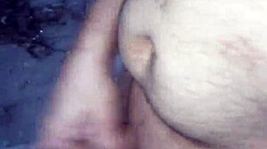 naked flashing near the road in public view