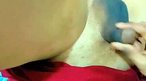 Red Hot Sissy Dominates Shemale with Strapon 😈