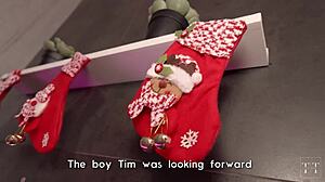 can you believe his giant cock survived christmas without tearing me apart?