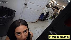 sexy teen brunette big ass fucked in laundromat nikki mars jason legend