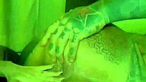 Rim job wet blowjob and intense sex with tattooed guy