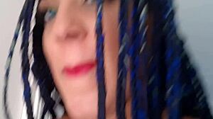 Stepsister helps me cum in the shower with licking and sucking