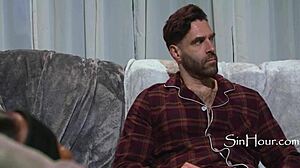 Stepdad enjoys indoor camping trip with lily starfire and ken feels