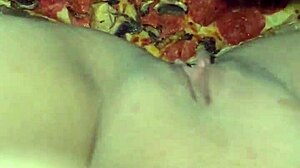 Saudi-best amateur-arabian snoewwhite masturbates her big pussy with pizza chocolate ice cream fruits in los angeles!
