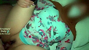 muslim girl in hijab has an intimate encounter at home