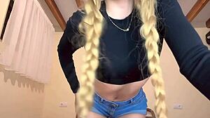 I finger my ass at home with stepdad for intense pleasure.