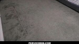 Cute Blonde Stepmom Rides Stepson's Big Dick