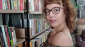 Inviting the library girl home for a book, leading to a close encounter on the hair.