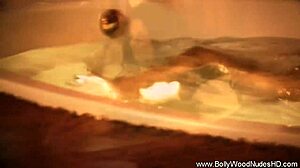 Indian Lady Performs Sacred Ritual Ceremony