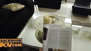 Pov petite 18+ ass fucked after bribery with elena lux, blonde riding hard in cowgirl position