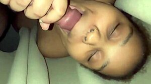 Taste So Sweet Makes Me Lick The Rapper's Big Black Cock.