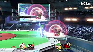 Green plumber challenges innocent twins in game