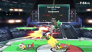 Green plumber challenges innocent twins in game