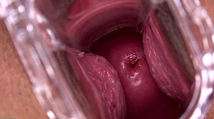 mia austin with speculum close-up