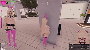 Secret Flasher Manaka Performs Daylight Tasks