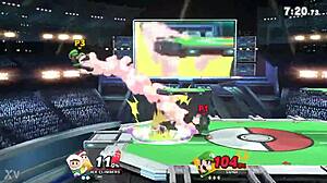 Green plumber challenges innocent twins in game