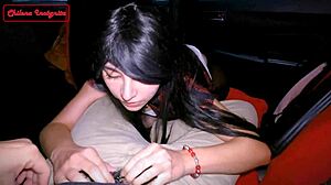 They Fuck Me in Parking Lot, I Get Nice Creampie - Public