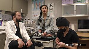 The Remote Interrogation Center Features Jasmine Rose In Latex Gloves And Handcuffs