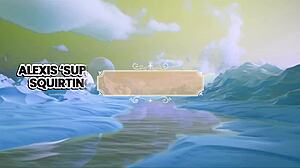 Alexis Monroe Takes A Huge Cock In Her Pussy While Riding And Swallowing Cum. She Moans Loudly During The Intense Fuck