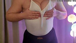 Look At These Natural Tits! They're So Amazing And Juicy!