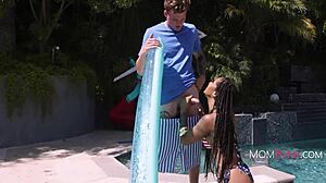 Why does my bitter ebony step mom use me to get back at cheating step dad?