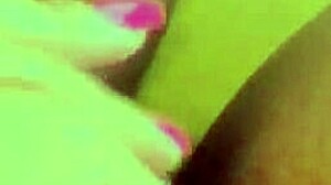 this morena is fingering her big pussy, moaning loudly