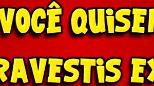 brazilian transvestite joins couple for anal threesome