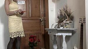 Rebecca black promo update with stockings and toys for solo orgasm