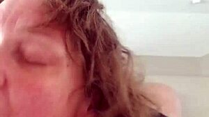 little girl watches herself getting hit by daddy's big black stick