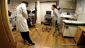 The Remote Interrogation Center Features Jasmine Rose In Latex Gloves And Handcuffs