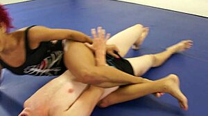 DAISY DUCATI MIXED WRESTLING ACTION