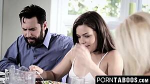 Naughty old man surprises daughter with birthday facial