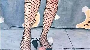 I love my big thick dildo as a sexy latina exhibitionist enjoying anal play