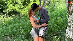 i fucked a stranger outdoors after workout with andrea castro and milanrodriguez