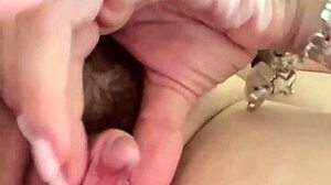 Pretty milf engages in roleplay teasing large features with nipple sucking