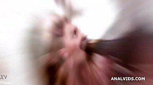 Eveline Dellai Takes Double Anal Creampie from BBC