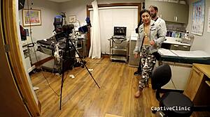 The Remote Interrogation Center Features Jasmine Rose In Latex Gloves And Handcuffs