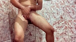 Amateur Pornstar Receives Golden Shower And Shaves Entire Sack