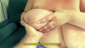 my very busty stepmom explains how the female body works and helps relieve tension