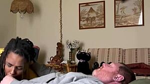 Homemade Ebony Amateur Craves Dick Sucking