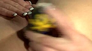 German blonde amateur milf masturbates during casting interview