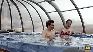 Old4K Handsome Angie Moon Makes Awesome Fuck with Flawless Young 18+ Model in Czech European Fantasy!