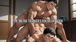 The Big Rig Truckers Rough Gay Fuck Dante Amore Asmr Joi