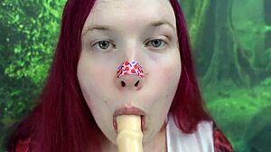 Chubby Tranny Booty Shake Twerk Dildo Fuck Closeup