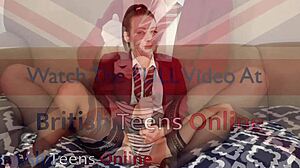 british 18 year old student humiliates you and your small 18+ dick