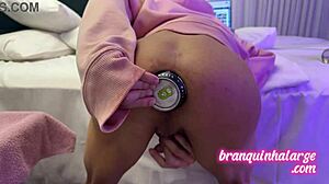 Shemale Prostitute Takes Deep Anal Pounding With Dildo And Cock