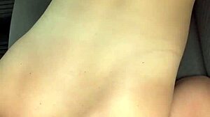 i rides my customer reverse cowgirl with big booty, then swallow his cum in mouth