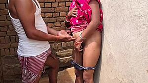 Beautiful bhabhi in saree gets roughly fucked by devar ji 😈